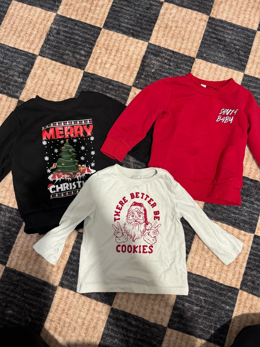 Set of 3 Toddler Christmas Shirts